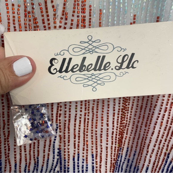 Ellebell LLC Cami Top with bra cups and boning in the sides Beaded bodice Brami - Picture 2 of 10